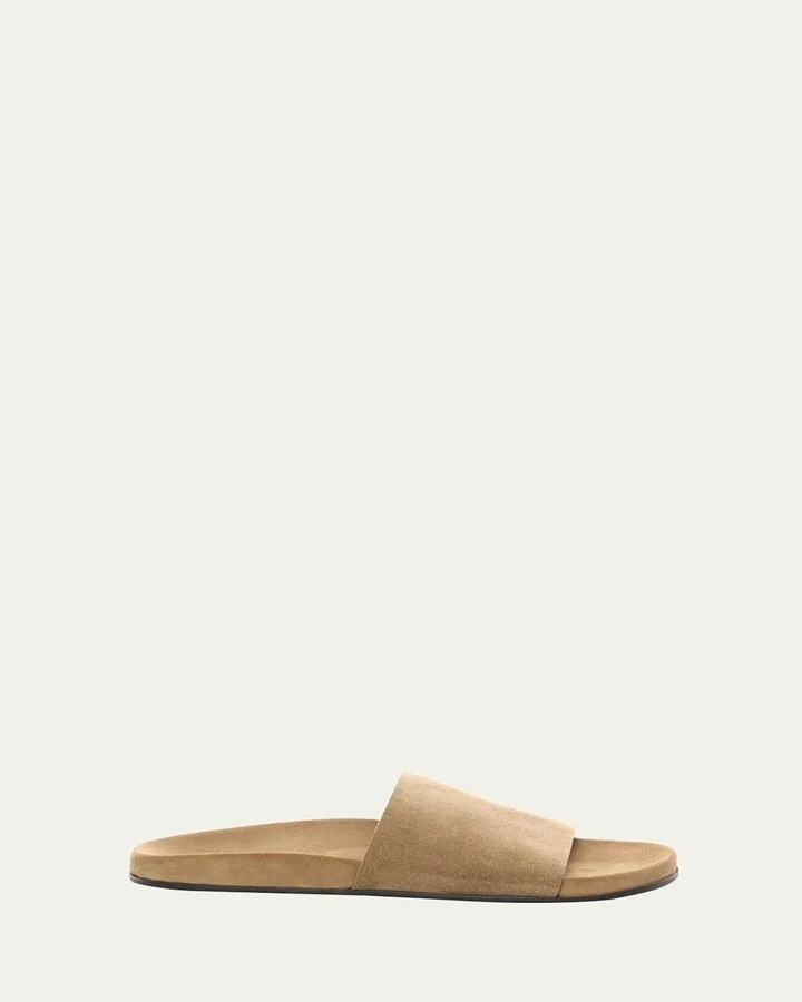 Men's Hugh Suede Slide Sandals