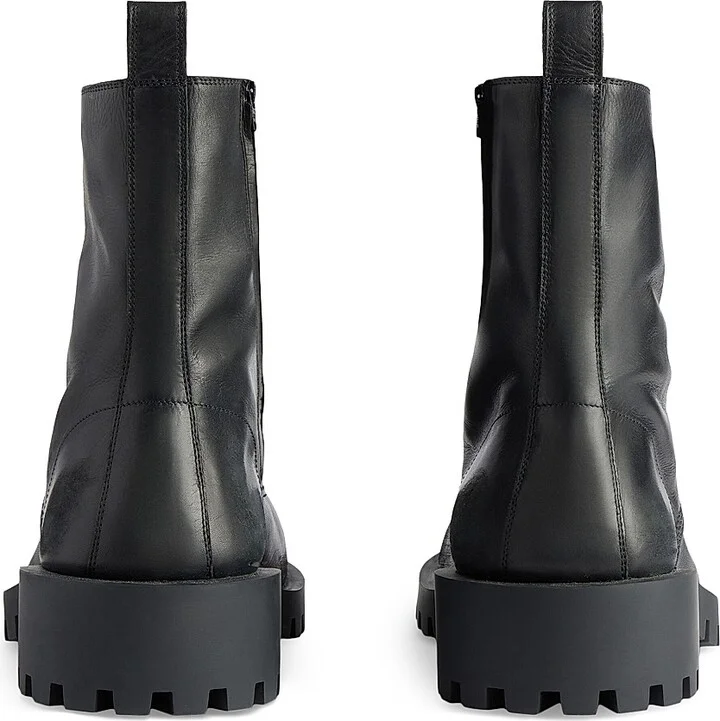 Men's Hummer Lace-Up Booties - Black - Size 8 - Image 5