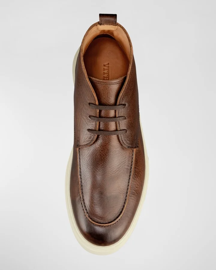 Men's Hunter Leather Chukka Sneakers - Image 2