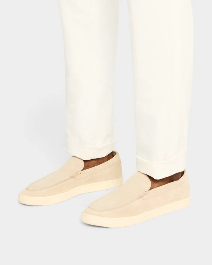 Men's Hybrid Venetian Suede Slip-Ons - Image 8