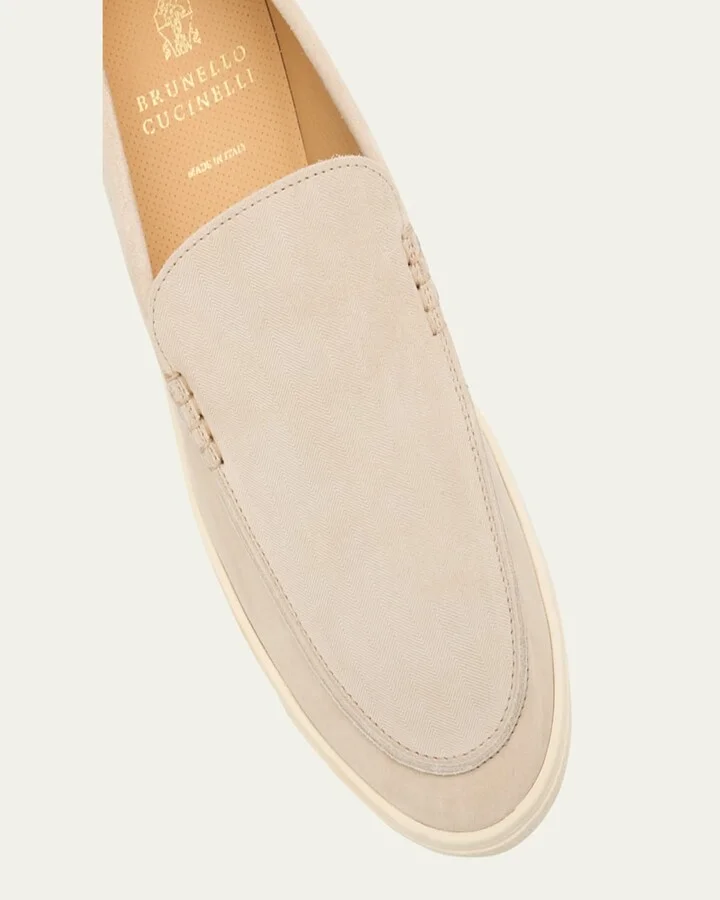 Men's Hybrid Venetian Suede Slip-Ons - Image 4