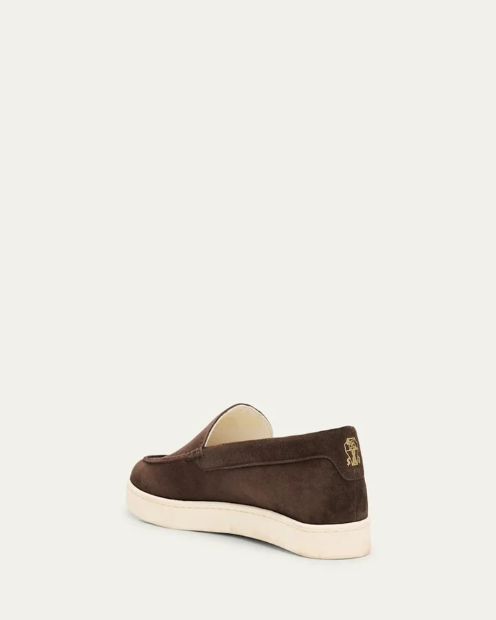 Men's Hybrid Venetian Suede Slip-Ons - Image 7