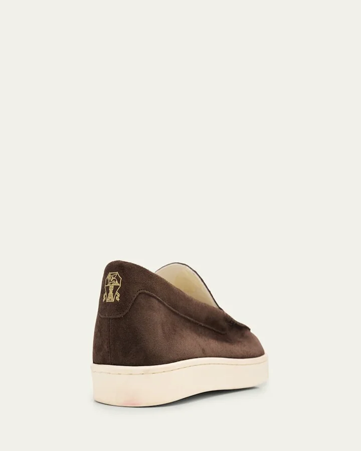 Men's Hybrid Venetian Suede Slip-Ons - Image 10