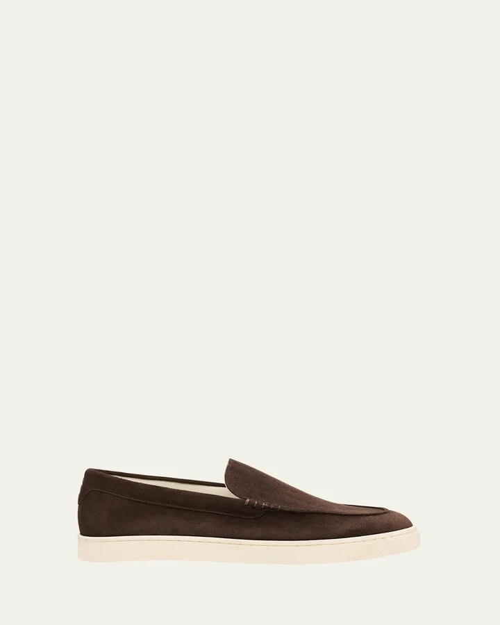 Men's Hybrid Venetian Suede Slip-Ons