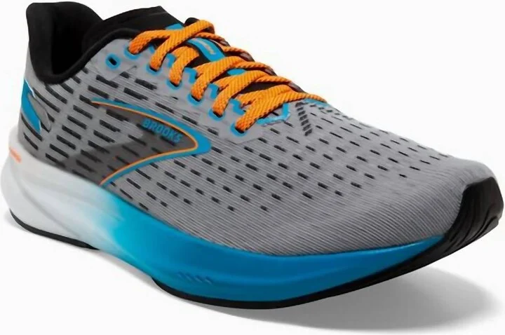 Men's Hyperion Shoes In Grey/atomic Blue/scarlet
