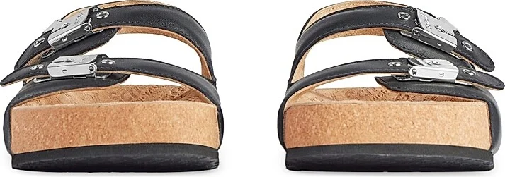 Men's I Scholl Flat Sandals - Black - Size 6 - Image 4
