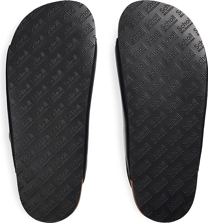 Men's I Scholl Flat Sandals - Black - Size 6 - Image 7