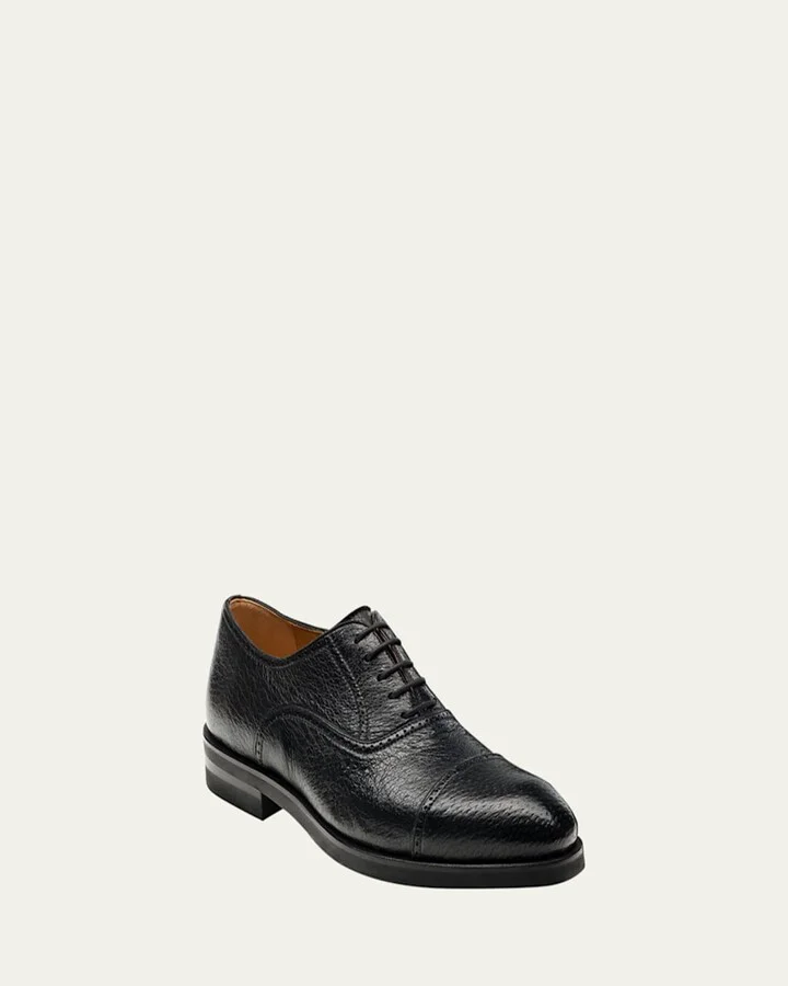 Men's Ica Brogue Peccary Leather Oxfords - Image 2