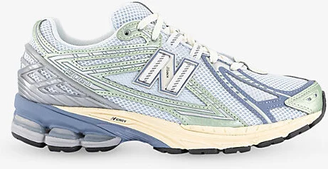 Mens Ice Blue Melon Water 1906 Woven Low-Top Trainers 8.5