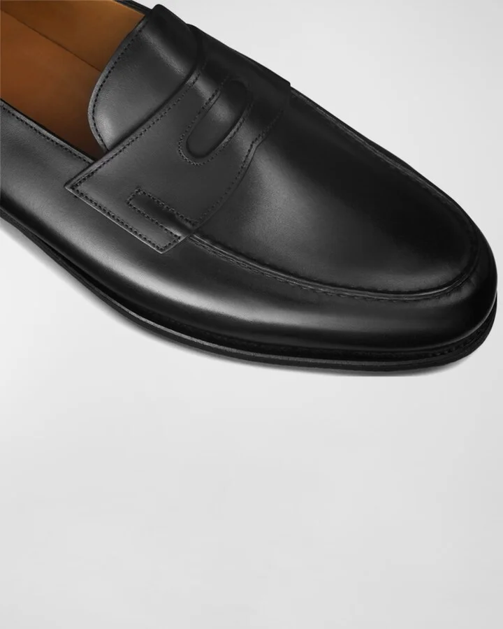 Men's Iconic Leather Penny Loafers - Image 2