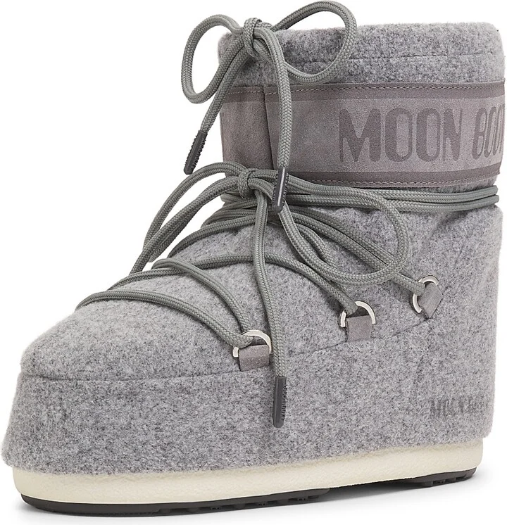 Men's Iconic Low Felt Boots - Grey - Size 2 - Image 2