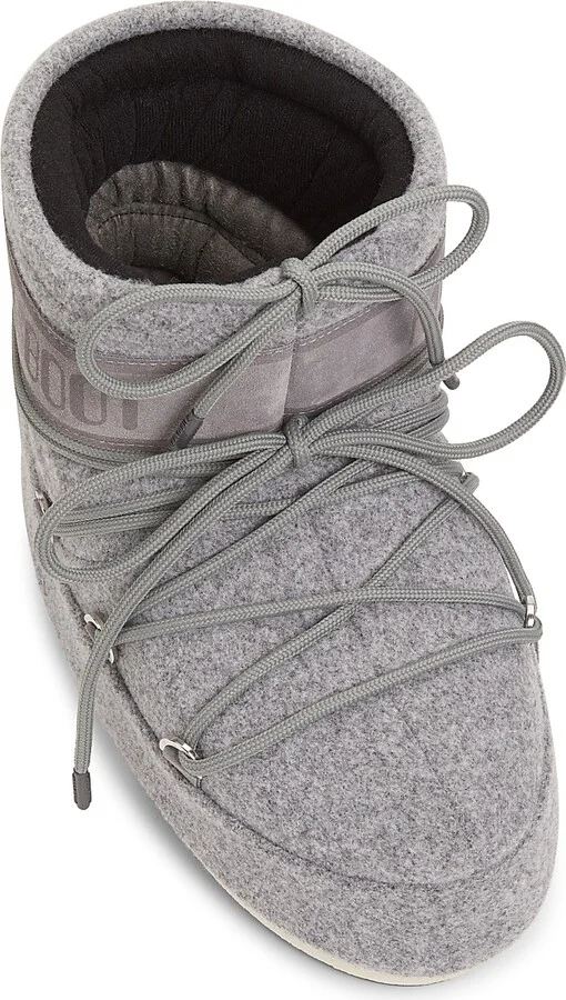 Men's Iconic Low Felt Boots - Grey - Size 2 - Image 4