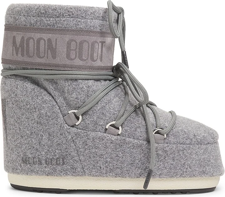 Men's Iconic Low Felt Boots - Grey - Size 2