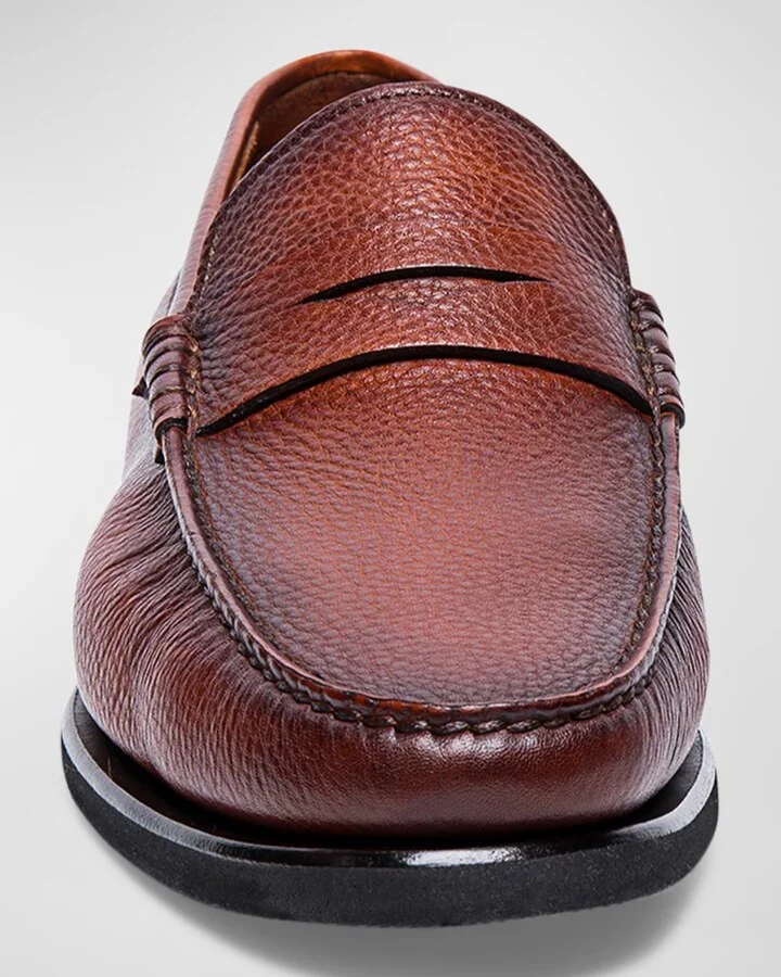 Men's Ikangia Leather Penny Loafers - Image 3