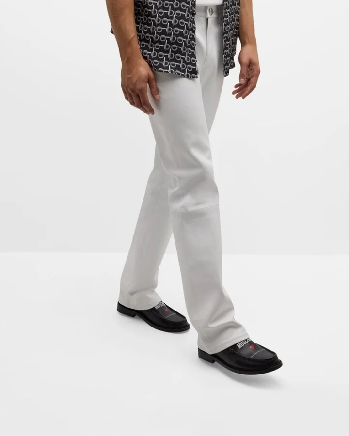 Men's In Love We Trust Calfskin Loafers - Image 2