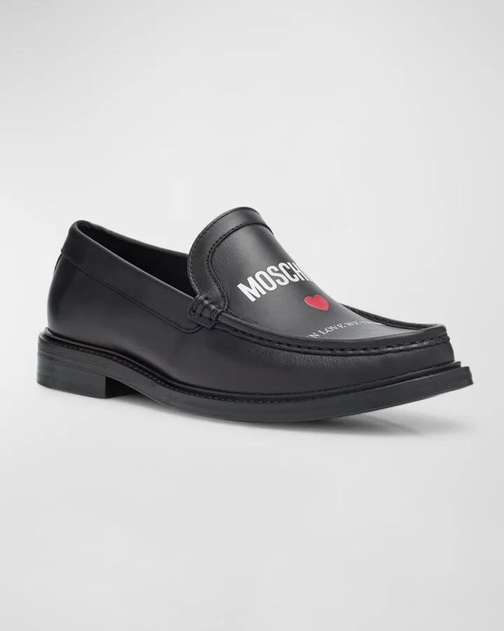Men's In Love We Trust Calfskin Loafers - Image 3