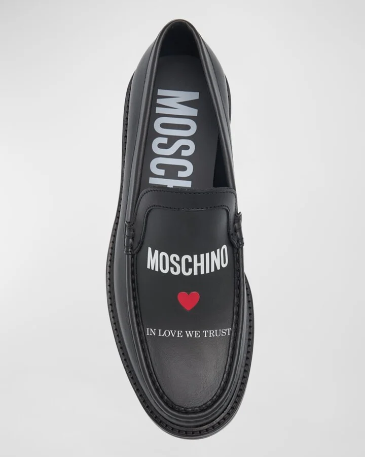 Men's In Love We Trust Calfskin Loafers - Image 4