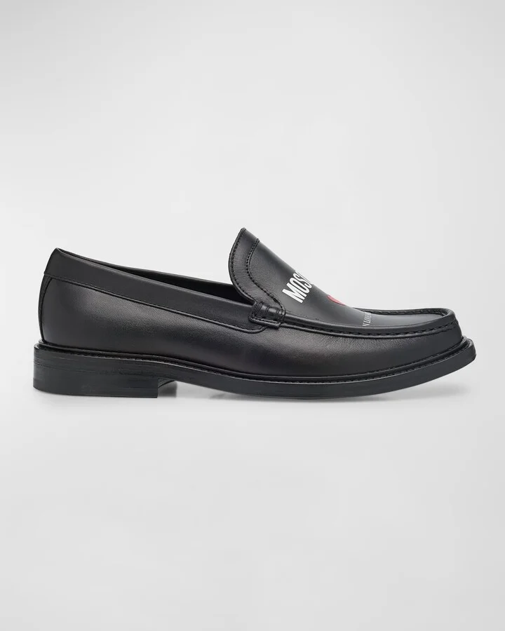 Men's In Love We Trust Calfskin Loafers