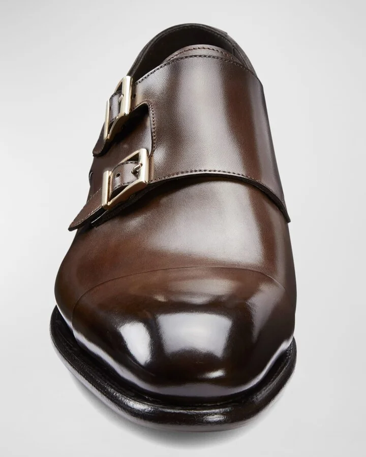 Men's Ira Double-Monk Loafers - Image 5