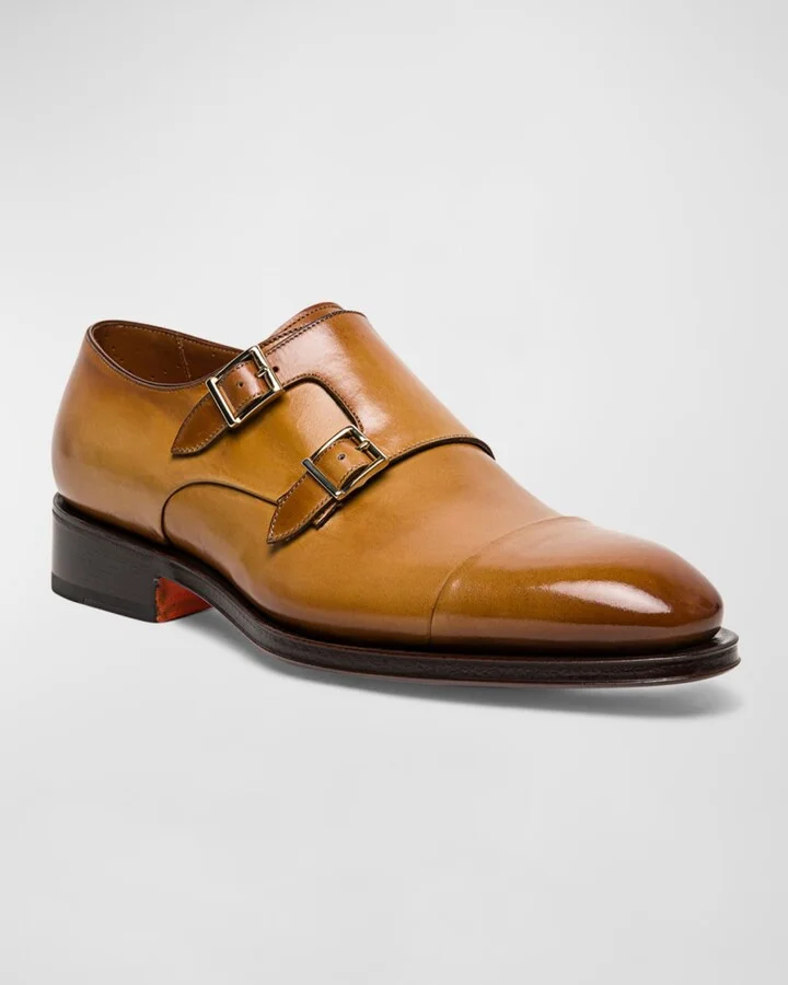 Men's Ira Double-Monk Loafers - Image 8