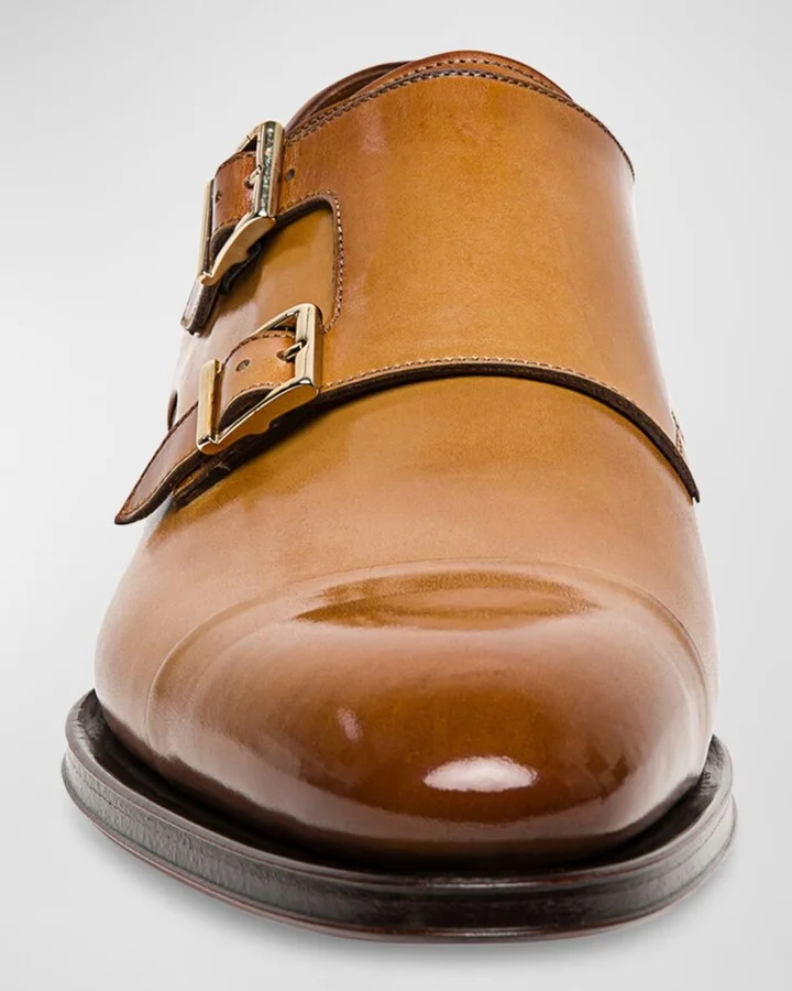 Men's Ira Double-Monk Loafers - Image 10