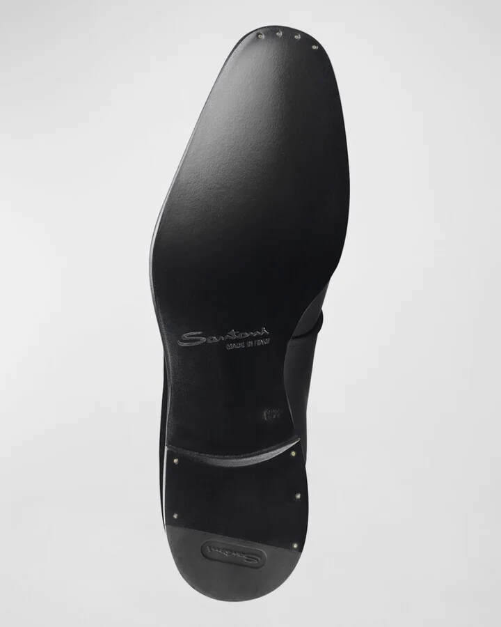 Men's Isogram Patent Leather Derby Shoes - Image 3