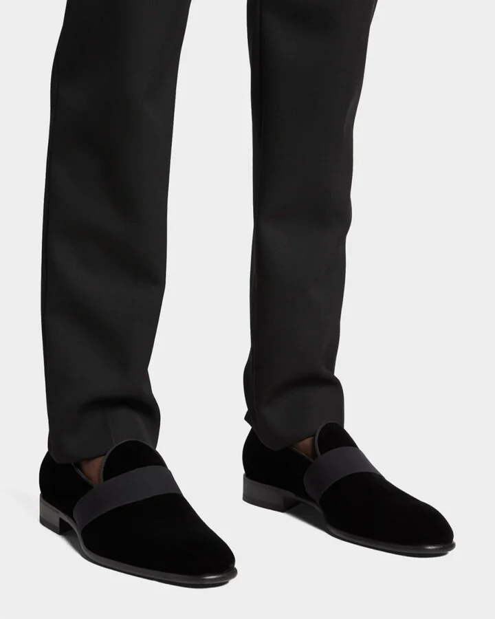 Men's Isomer Grosgrain Velvet Formal Loafers - Image 3