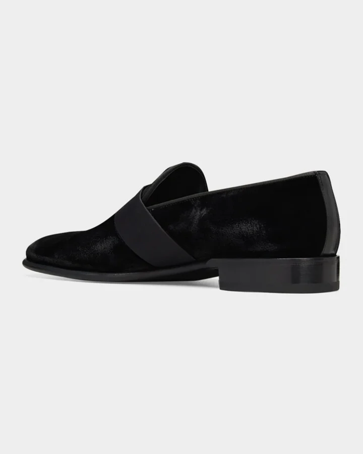 Men's Isomer Grosgrain Velvet Formal Loafers - Image 6