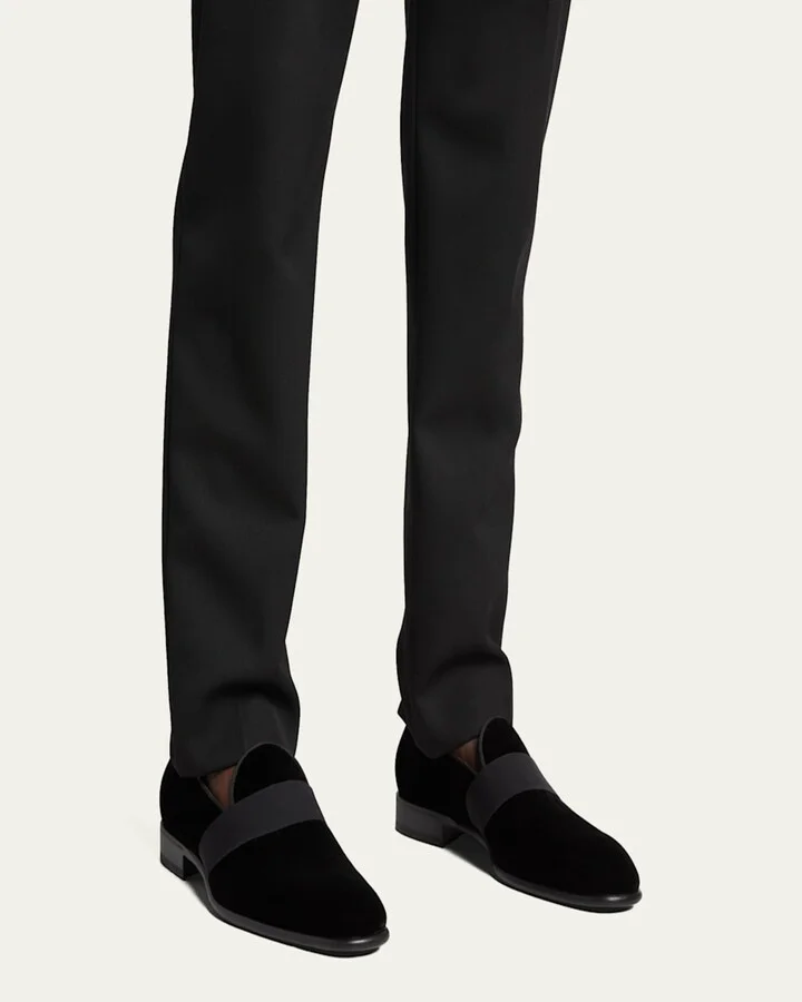 Men's Isomer Grosgrain Velvet Formal Loafers - Image 4