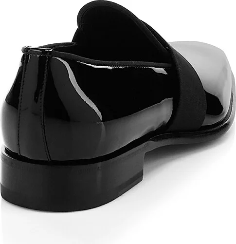 Men's Isomer Patent Leather Loafers - Black - Size 7 - Image 3