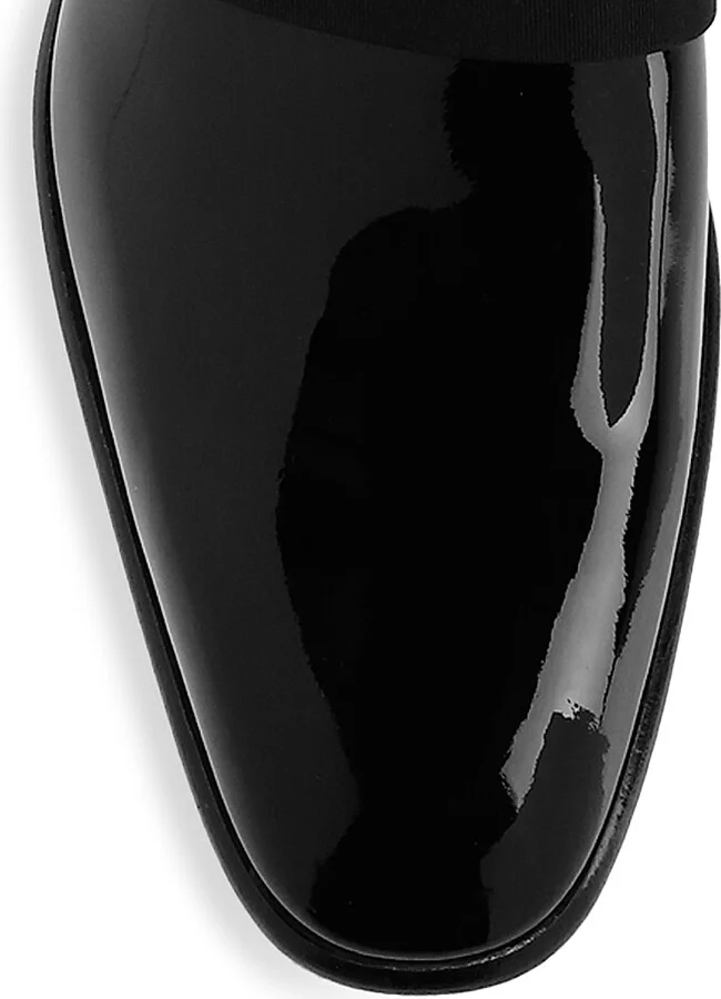 Men's Isomer Patent Leather Loafers - Black - Size 7 - Image 4