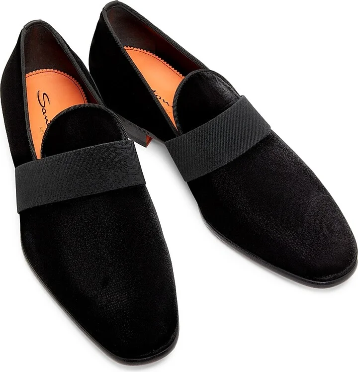 Men's Isomer Velvet Loafers - Black - Size 9 - Image 4
