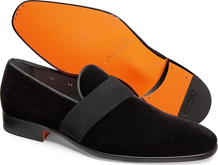 Men's Isomer Velvet Loafers - Black - Size 9 - Image 5