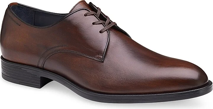Men's J & M Collection Flynch Leather Lace-Up Oxfords - Mahogany Calf Skin - Size 8 - Image 2