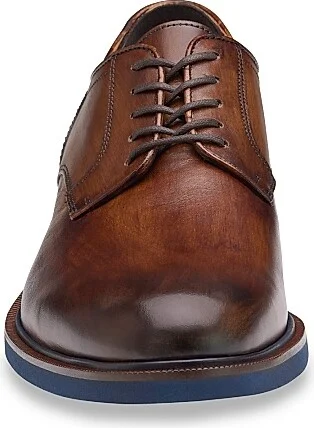 Men's J & M Collection Hartley Leather Oxfords - Brown Calf Skin - Size 8.5 - Image 4