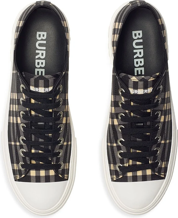 Men's Jack Check Tennis Sneakers - Archived Beige - Size 6 - Image 9
