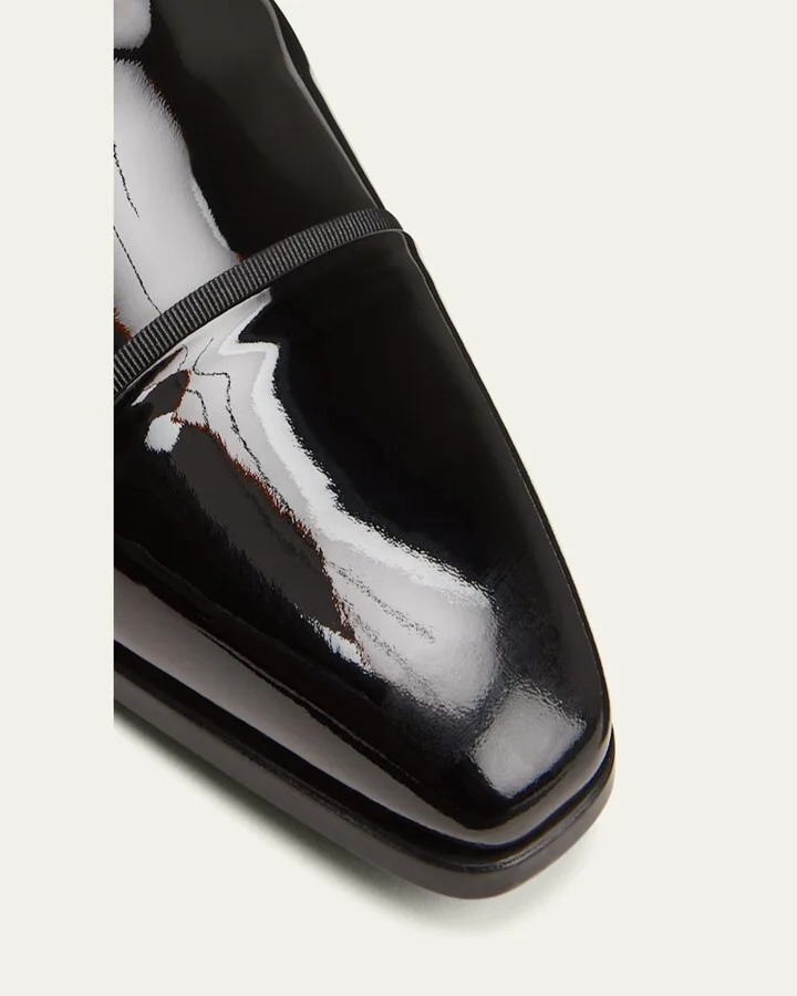 Men's Jadiel Patent Cap-Toe Oxfords - Image 3