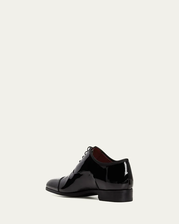 Men's Jadiel Patent Cap-Toe Oxfords - Image 6