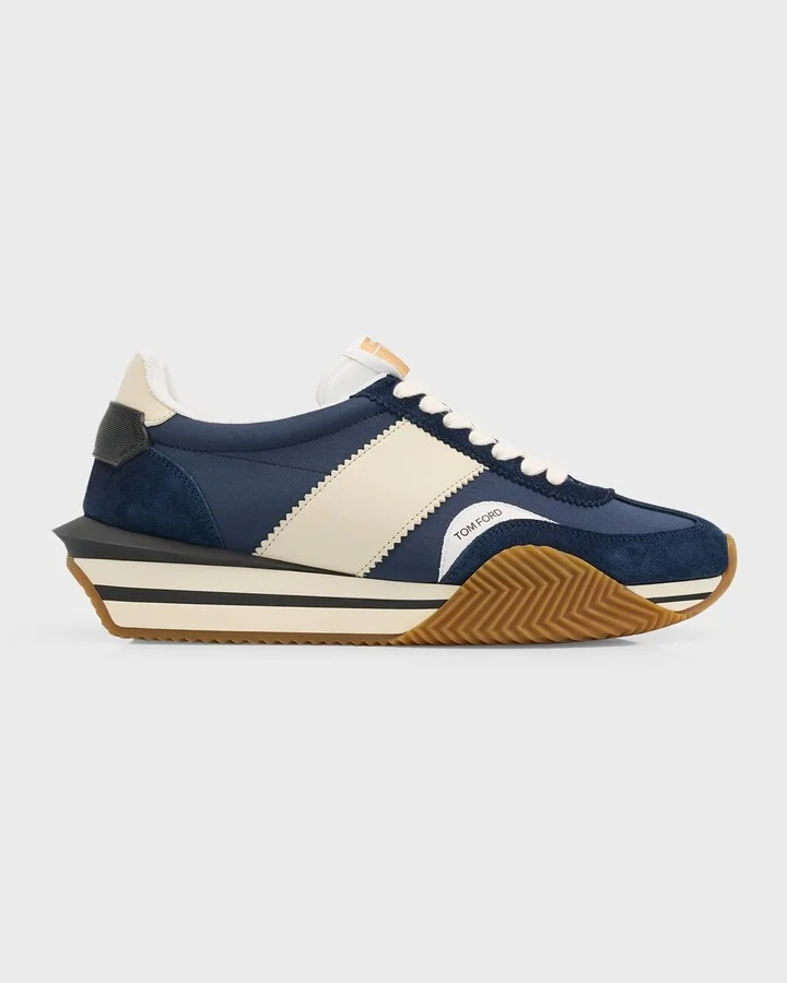 Men's James Colorblock Platform Low-Top Sneakers