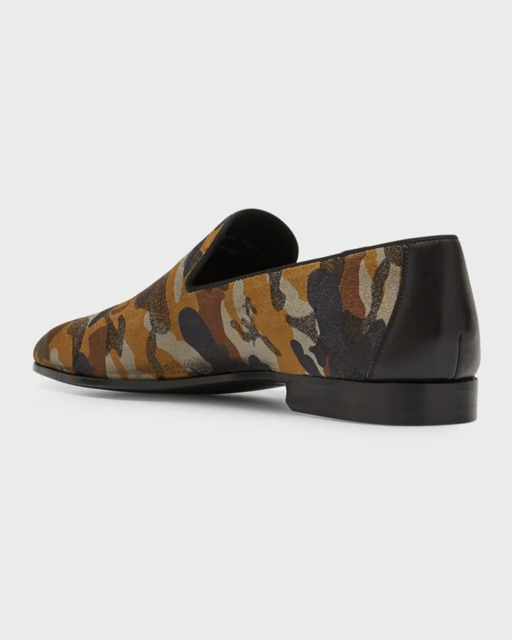 Men's Jareth Velvet Venetian Loafers - Image 4