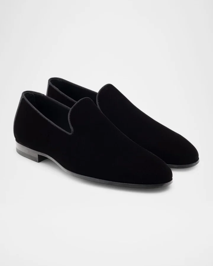 Men's Jareth Velvet Venetian Loafers - Image 6