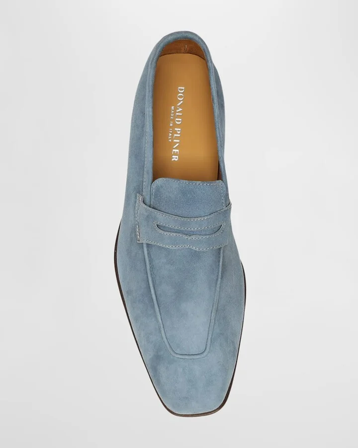Men's Jayce Suede Penny Loafers - Image 3