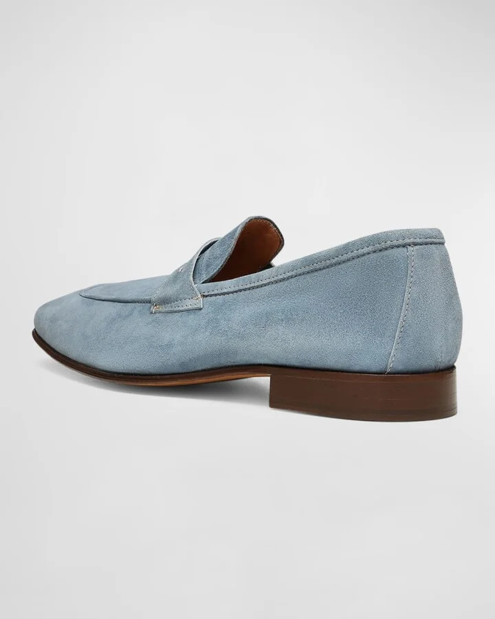 Men's Jayce Suede Penny Loafers - Image 5