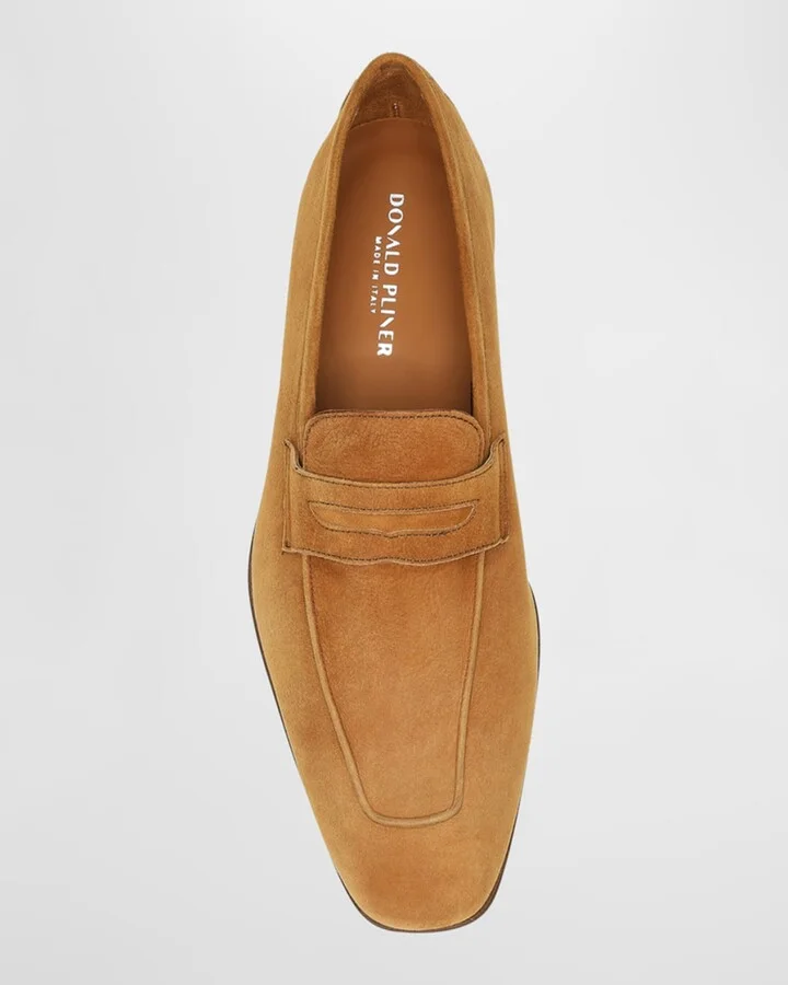 Men's Jayce Suede Penny Loafers - Image 6