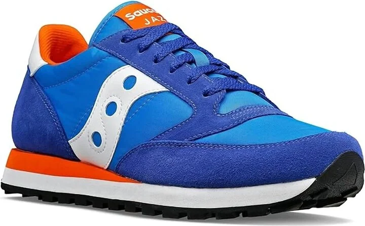 Men's Jazz Original Low Top Sneakers In Blue/orange