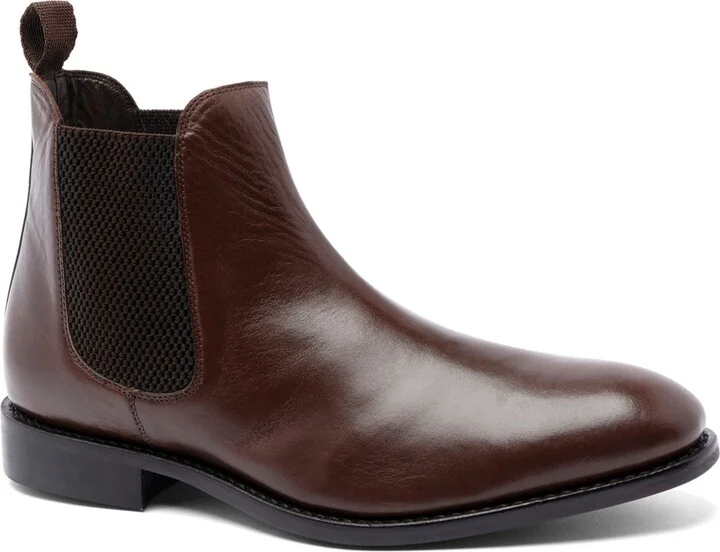 Men's Jefferson Chelsea Leather Pull Up Boots