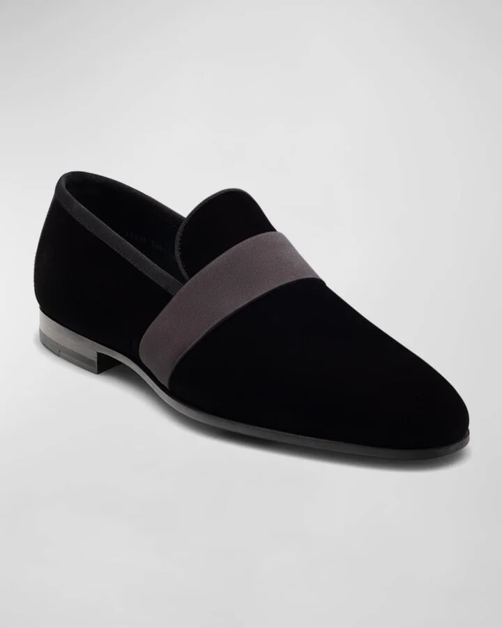 Men's Jenaro Velvet Formal Loafers - Image 2