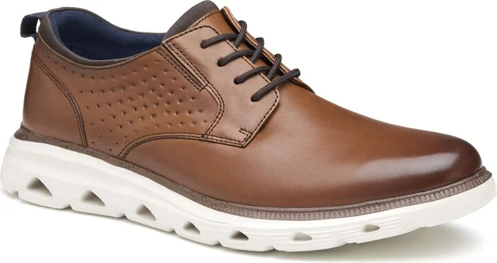 Men's Jenkins Leather Plain Toe Dress Casual Lace-up Shoe