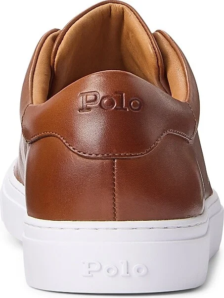 Men's Jermain II Leather Low-Top Sneakers - White - Size 10 - Image 8