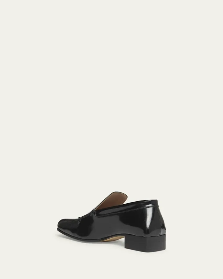 Men's Jim Brushed Leather Loafers - Image 3